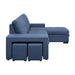 Acme Furniture Strophios Fabric Sleeper Sectional 54650 IMAGE 4