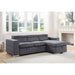 Acme Furniture Natalie Fabric Sleeper Sectional 55530 IMAGE 8