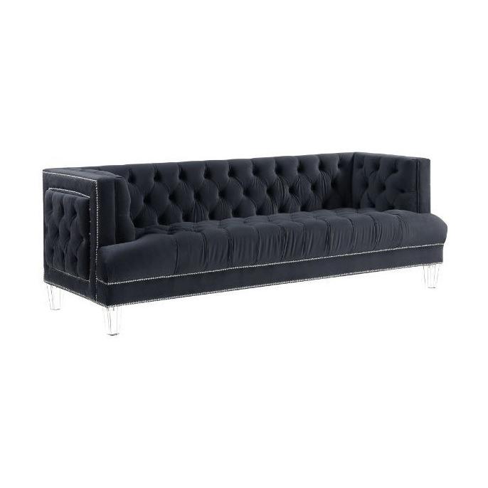 Acme Furniture Ansario Stationary Fabric Sofa 56460 IMAGE 2