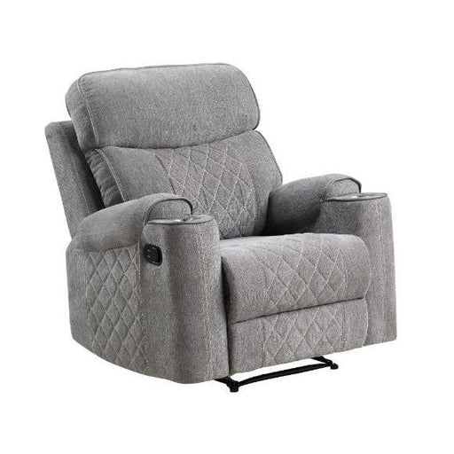 Acme Furniture Aulada Glider Fabric Recliner 56902 IMAGE 2