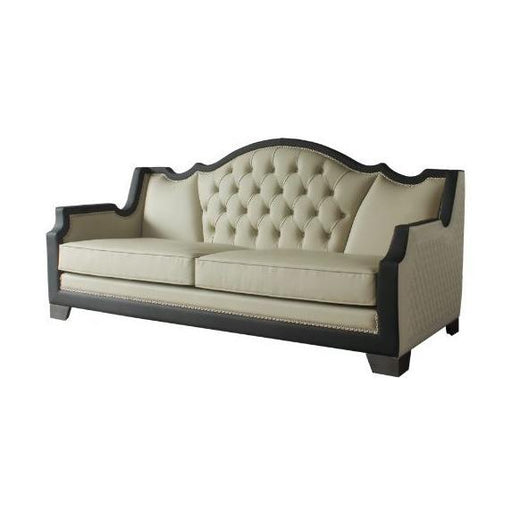 Acme Furniture House Beatrice Stationary Polyurethane Sofa 58810 IMAGE 2