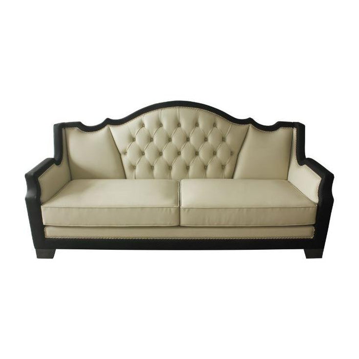 Acme Furniture House Beatrice Stationary Polyurethane Sofa 58810 IMAGE 3