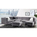 Acme Furniture Jaszira Fabric Ottoman 57375 IMAGE 3