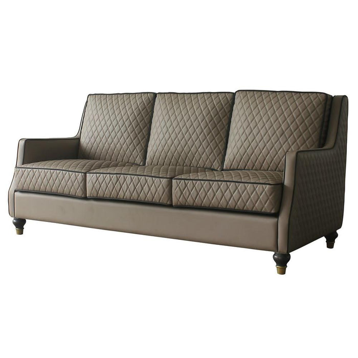 Acme Furniture House Marchese Stationary Polyurethane Sofa 58860 IMAGE 2