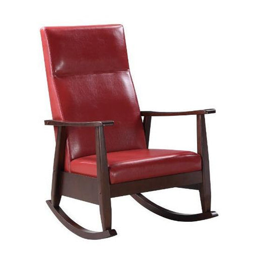 Acme Furniture Raina Rocking Polyurethane Chair 59931 IMAGE 2