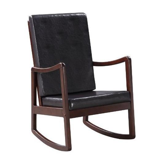 Acme Furniture Raina Rocking Polyurethane Chair 59935 IMAGE 2