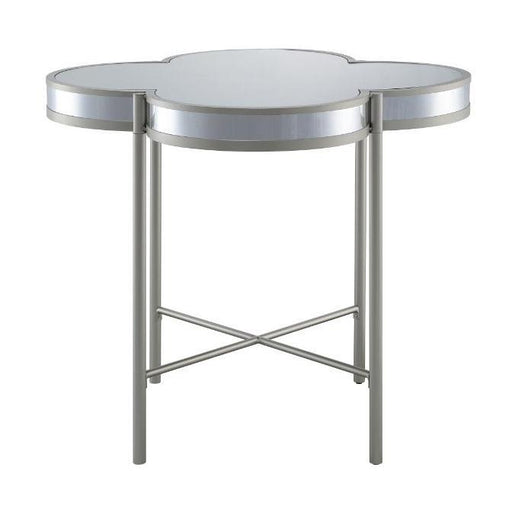 Acme Furniture Square Clover Counter Height Dining Table with Metal Top 73225 IMAGE 2