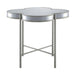 Acme Furniture Square Clover Counter Height Dining Table with Metal Top 73225 IMAGE 2