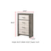 Crown Mark Rhett 4-Drawer Chest B8170-4 IMAGE 3