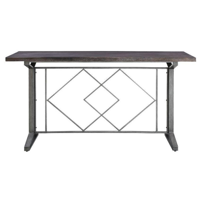 Acme Furniture Evangeline Counter Height Dining Table with Trestle Base 73900 IMAGE 1