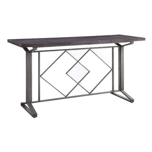 Acme Furniture Evangeline Counter Height Dining Table with Trestle Base 73900 IMAGE 2