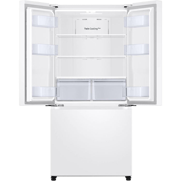 Samsung 33-inch, 19.5 cu.ft. Built-in Look French 3-Door Refrigerator with Internal Ice Maker RF20A5101WW/AA IMAGE 4