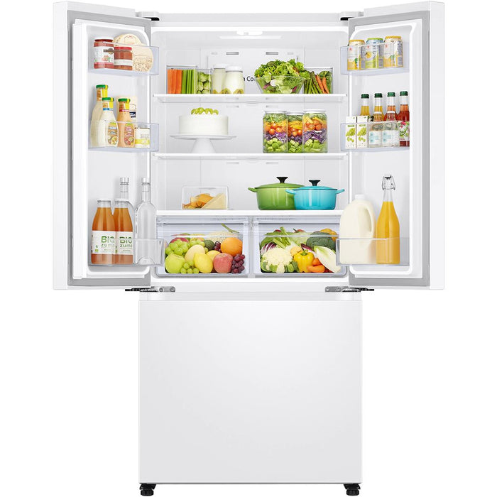 Samsung 33-inch, 19.5 cu.ft. Built-in Look French 3-Door Refrigerator with Internal Ice Maker RF20A5101WW/AA IMAGE 5