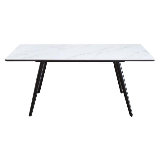 Acme Furniture Caspian Dining Table with Faux Marble Top 74010 IMAGE 1