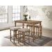 Acme Furniture Farsiris Counter Height Dining Table with Trestle Base 77175 IMAGE 5