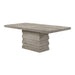 Acme Furniture Faustine Dining Table with Pedestal Base 77185 IMAGE 1