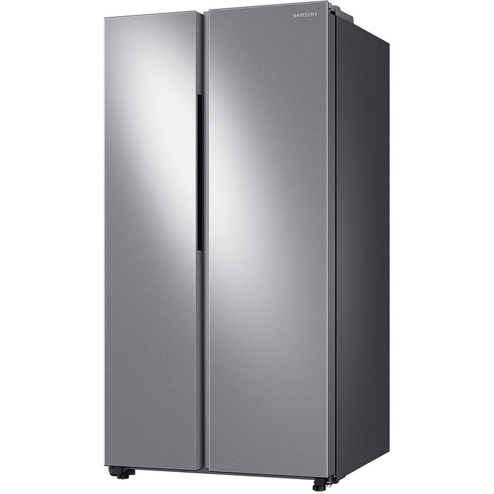 Samsung 36-inch, 28 cu.ft. Freestanding Side-by-Side Refrigerator with In-Door Ice Maker RS28A500ASR/AA IMAGE 2