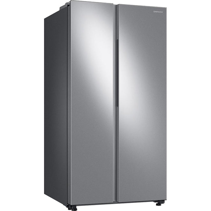 Samsung 36-inch, 28 cu.ft. Freestanding Side-by-Side Refrigerator with In-Door Ice Maker RS28A500ASR/AA IMAGE 3