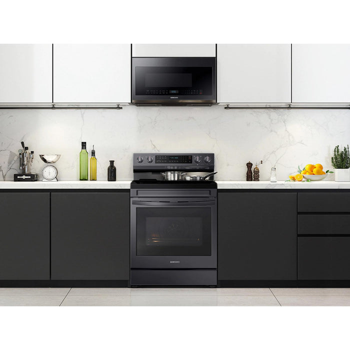 Samsung 30-inch Freestanding Electric Range with WI-FI Connect NE63A6711SG/AA IMAGE 9