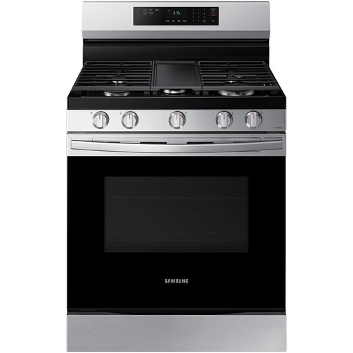 Samsung 30-inch Freestanding Gas Range with Wi-Fi Connect NX60A6311SS/AA IMAGE 1