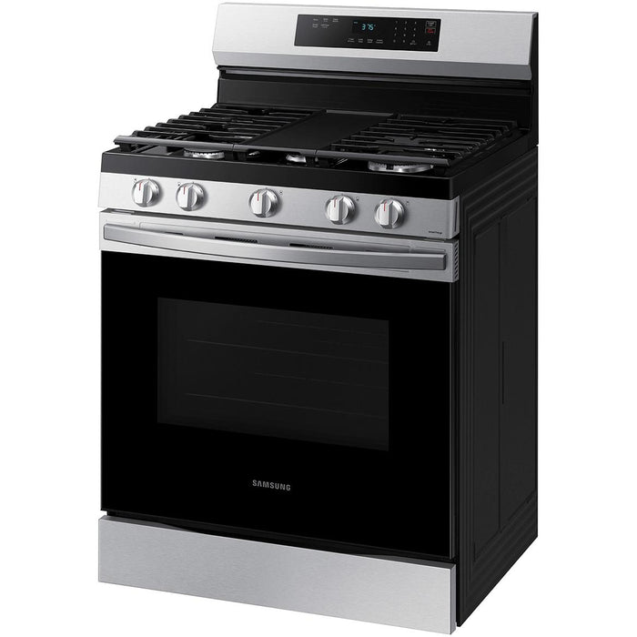 Samsung 30-inch Freestanding Gas Range with Wi-Fi Connect NX60A6311SS/AA IMAGE 4