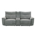 Homelegance Tesoro Power Reclining Fabric 3 pc Sectional 9509DG-2CNPWH* IMAGE 1