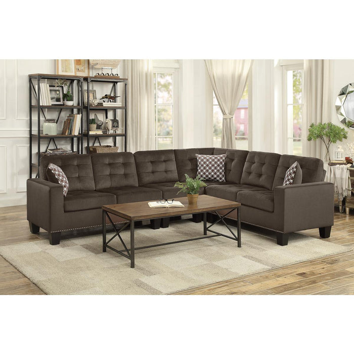 Homelegance Lantana Fabric 4 pc Sectional 9957CH-SC* IMAGE 5