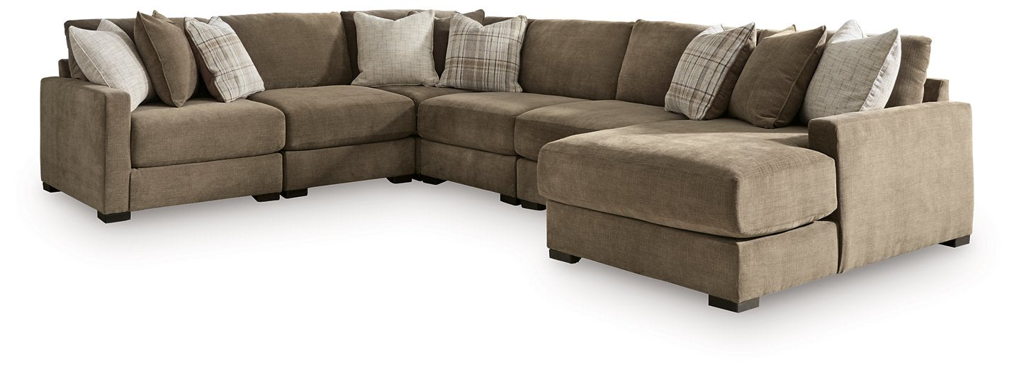 Camellia-Court Sectional with Chaise - BWO Furniture & Mattresses