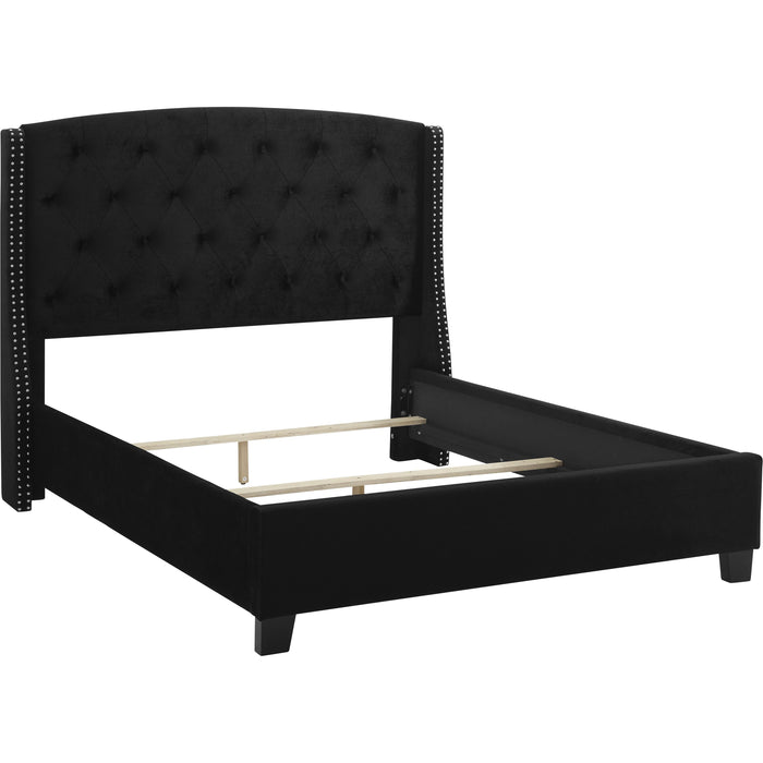 Crown Mark Eva King Upholstered Platform Bed 5111BK-K-HBFB/5111BK-KQ-RAIL IMAGE 4