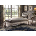 Acme Furniture Dresden Polyurethane Chaise 96275 IMAGE 5