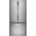 GE 33-inch, 24.8 cu. ft. French 3-Door Refrigerator with Internal Water Dispenser GNE25JYKFS IMAGE 1