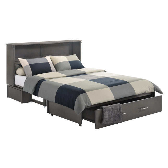 Night & Day Furniture Canada Sagebrush Murphy Queen Cabinet Bed with Storage SAGB-QEN-STW IMAGE 2