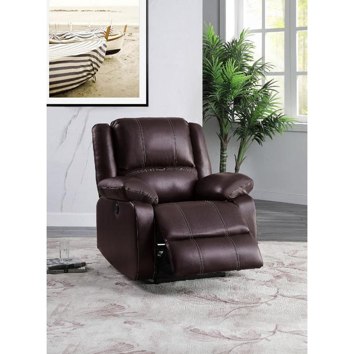 Acme Furniture Zuriel Power Fabric Recliner 52284 IMAGE 8