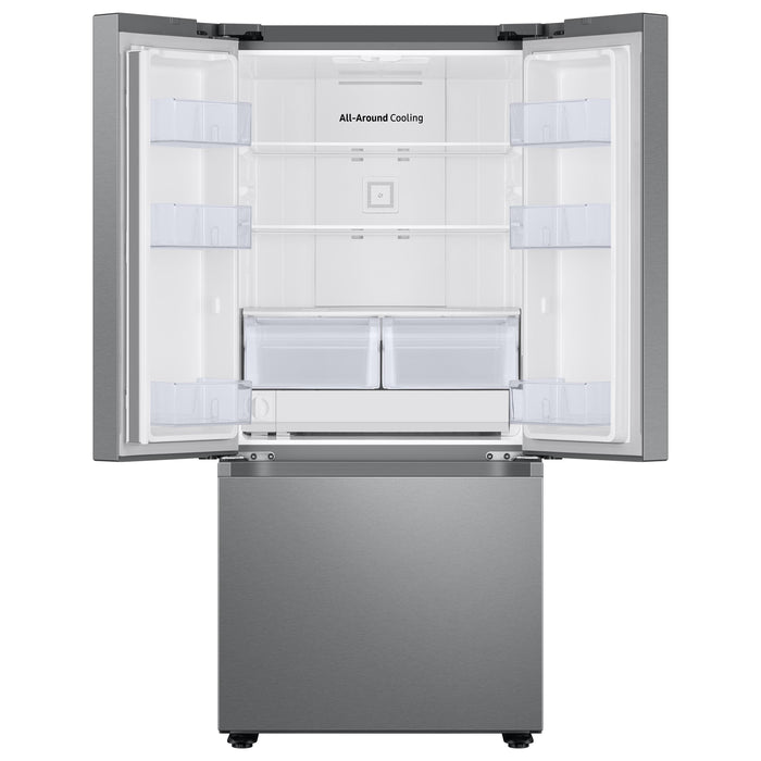 Samsung 30-inch, 22 cu.ft. Smart 3-Door French Door Refrigerator RF22A4121SR/AA IMAGE 3