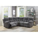 Acme Furniture Kalen Reclining Fabric 5 pc Sectional 54135 IMAGE 6