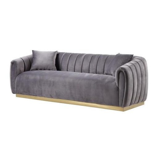 Acme Furniture Elchanon Stationary Fabric Sofa 55670 IMAGE 2