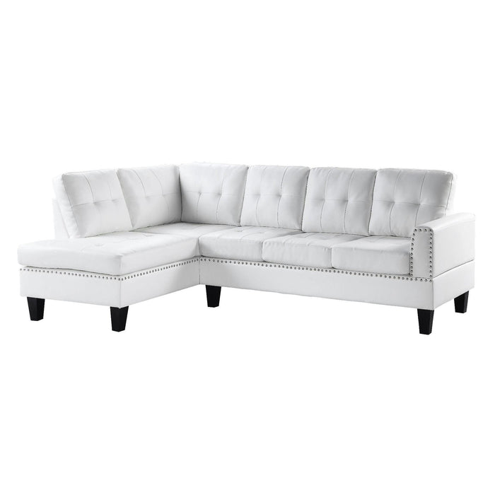 Acme Furniture Jeimmur Polyurethane 2 pc Sectional 56470 IMAGE 1