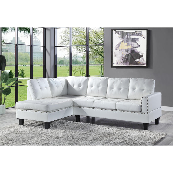 Acme Furniture Jeimmur Polyurethane 2 pc Sectional 56470 IMAGE 6