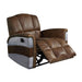 Acme Furniture Brancaster Leather Recliner with Wall Recline 59718 IMAGE 9