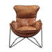 Acme Furniture Thurshan Stationary Leather Look Accent Chair 59945 IMAGE 1