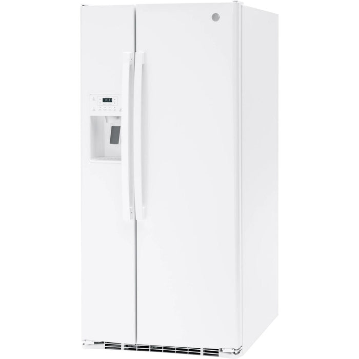 GE 33-inch, 23 cu. ft. Side-By-Side Refrigerator with Water and Ice Dispensing System GSS23GGPWW IMAGE 6