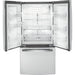 GE 33-inch, 18.6 cu. ft. Counter-Depth French-Door Refrigerator GWE19JYLFS IMAGE 3