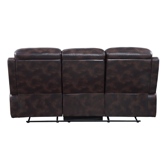 Acme Furniture Perfiel Reclining Leather Sofa LV00066 IMAGE 4