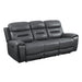 Acme Furniture Lamruil Reclining Leather Sofa LV00072 IMAGE 1