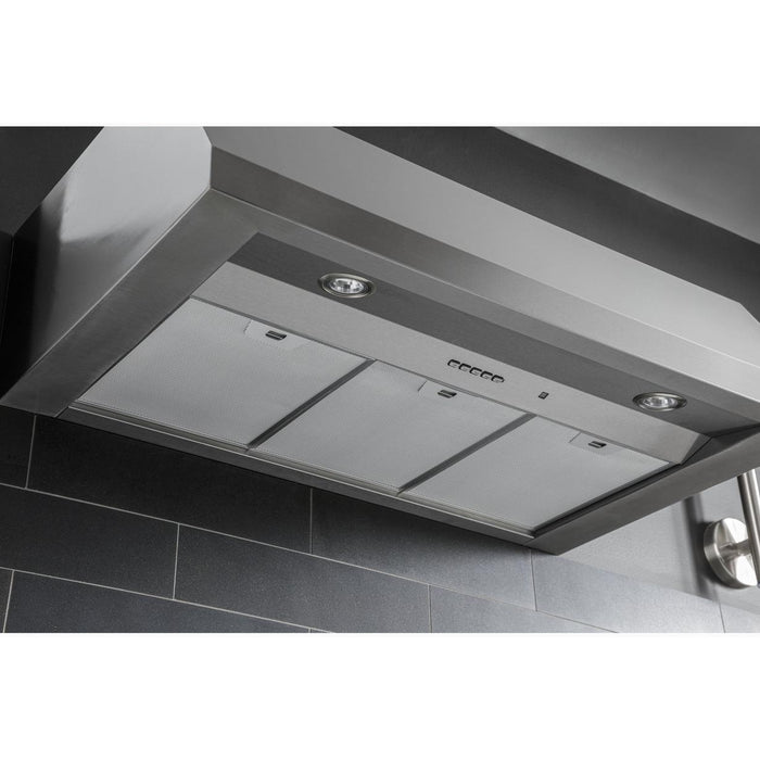 GE 30-inch Designer Series Wall Mount Range Hood UVW8304SPSS IMAGE 6