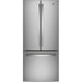 GE 30-inch, 20.8 cu.ft. Freestanding French 3-Door Refrigerator with Interior Ice Maker GNE21FYKFS IMAGE 1