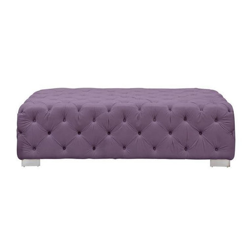 Acme Furniture Qokmis Fabric Ottoman LV00390 IMAGE 2