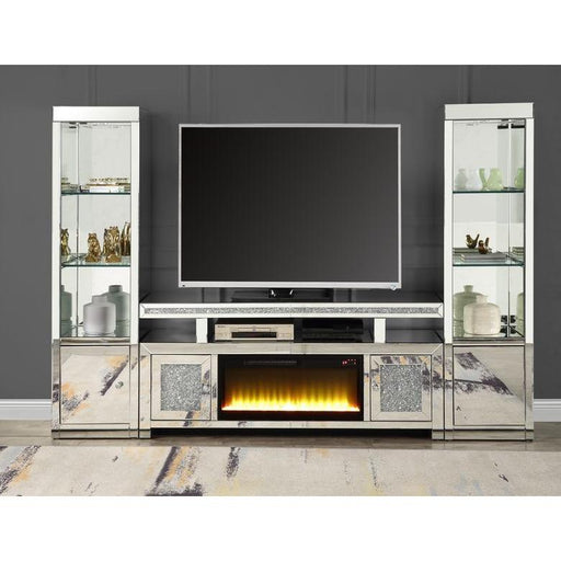 Acme Furniture Noralie Freestanding Electric Fireplace LV00523 IMAGE 2