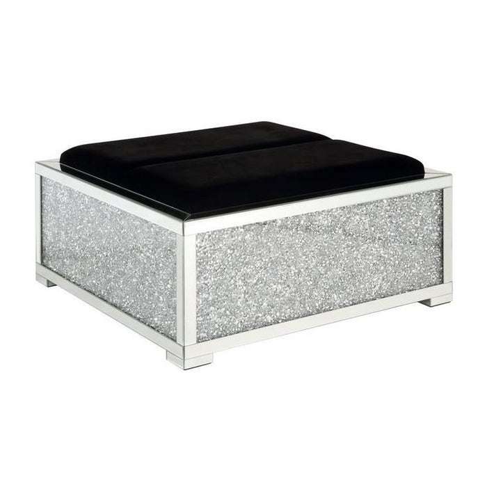 Acme Furniture Noralie Fabric Storage Ottoman AC00531 IMAGE 1