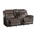 Acme Furniture Lydia Reclining Leather Air Loveseat LV00655 IMAGE 2